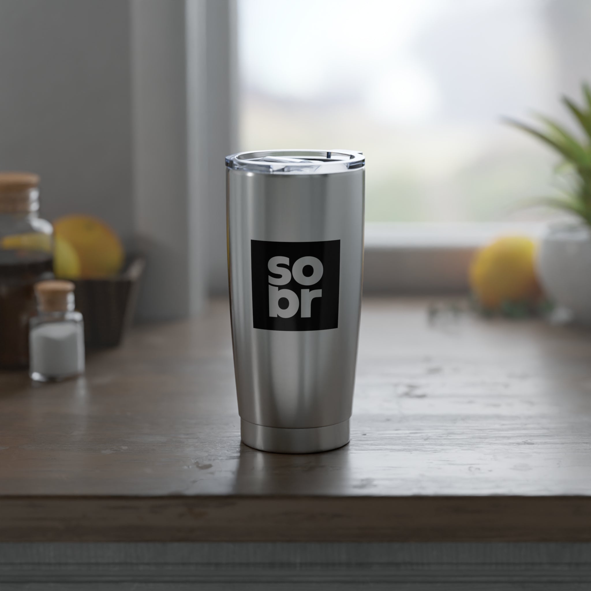 Black Square Logo Vagabond 20oz Tumbler